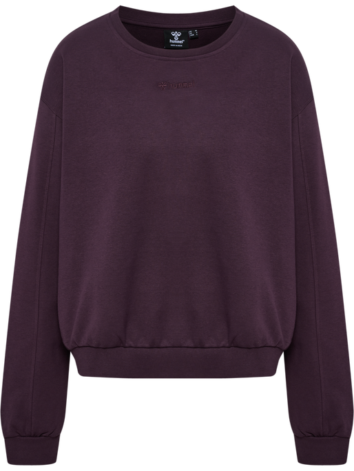 hmlMT DHYANI SWEATSHIRT, PLUM PERFECT, packshot