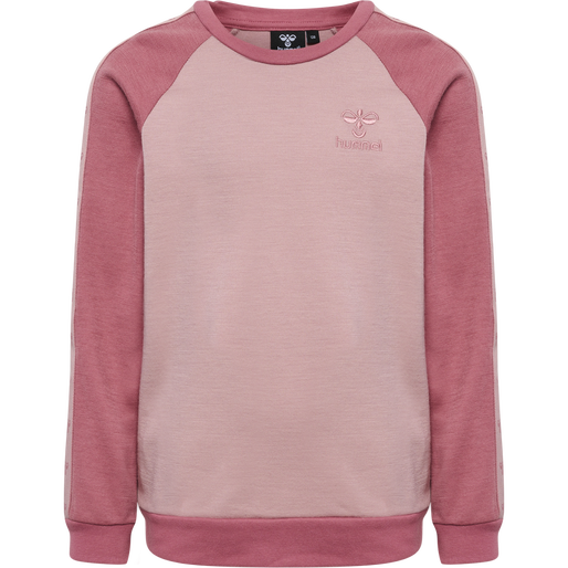 hmlWULBATO SWEATSHIRT, WOODROSE, packshot