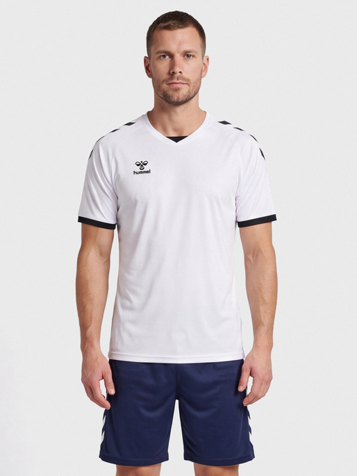 hmlCORE VOLLEY TEE, WHITE, model