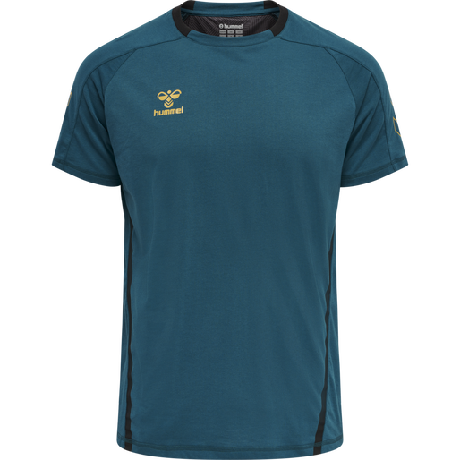 hmlCIMA XK T-SHIRT S/S, BLUE CORAL, packshot