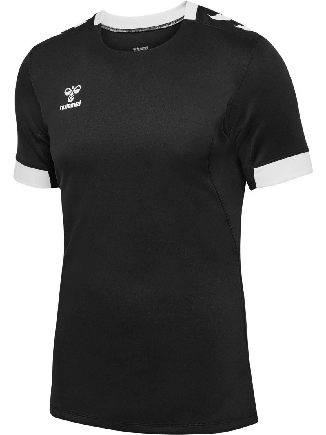 hmlRUGBY JERSEY S/S, BLACK, packshot