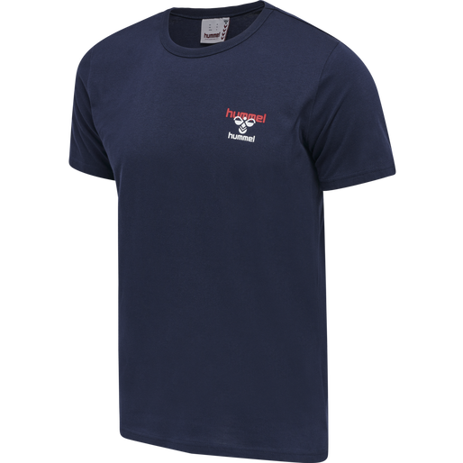 hmlIC DAYTON T-SHIRT, PEACOAT, packshot