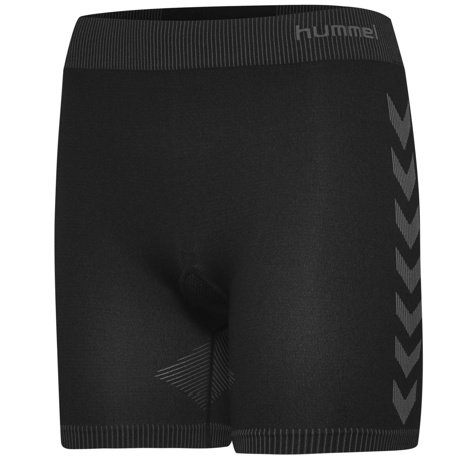 HUMMEL FIRST SEAMLESS SHORT TIGHTS WOMEN, BLACK, packshot