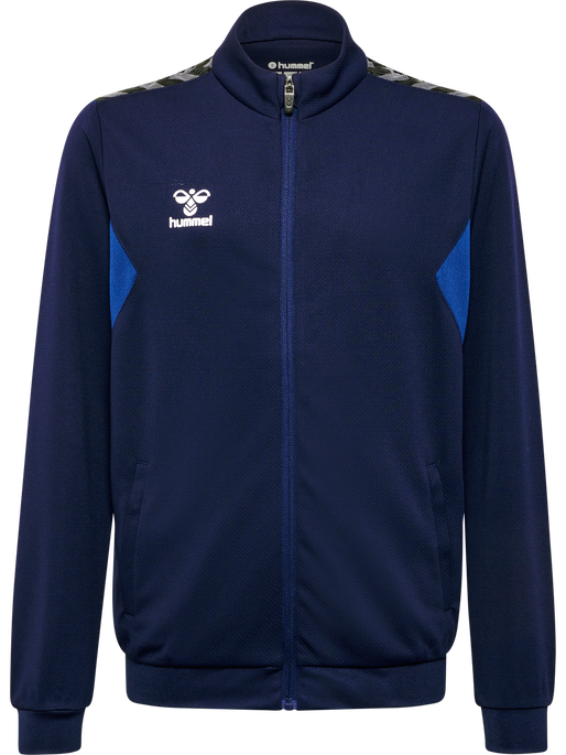 hmlAUTHENTIC PL ZIP JACKET KIDS, MARINE, packshot