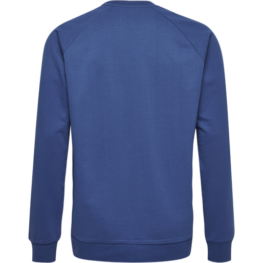 HMLGO KIDS COTTON LOGO SWEATSHIRT, TRUE BLUE, packshot