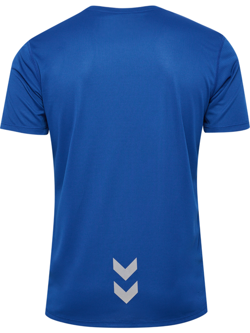 hmlRUN JERSEY S/S, TRUE BLUE, packshot