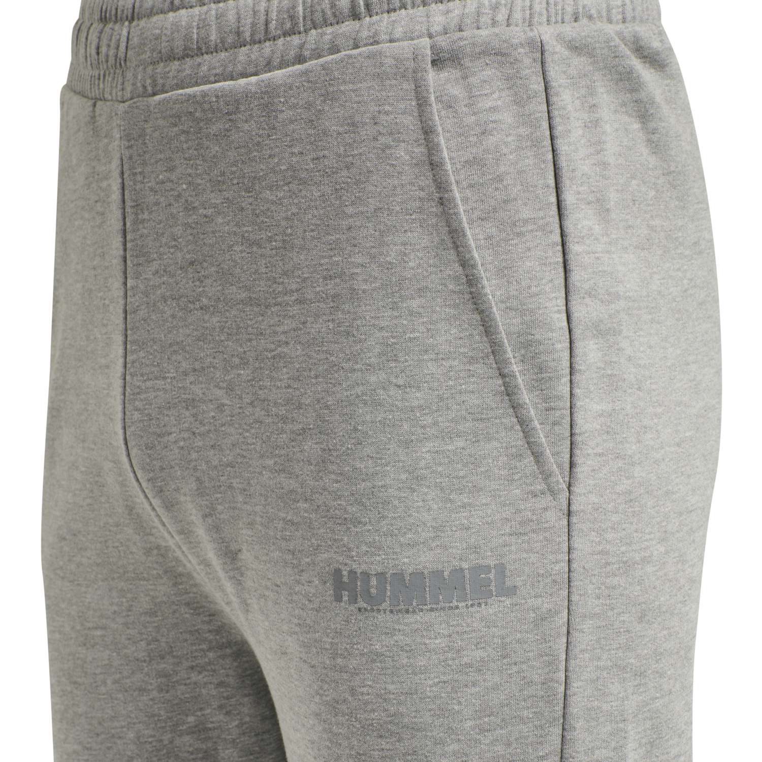 hmlLEGACY REGULAR PANTS, GREY MELANGE, packshot