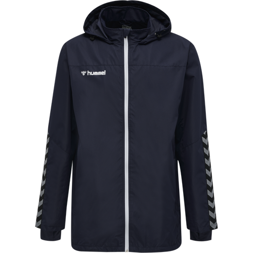 hmlAUTHENTIC KIDS ALL-WEATHER JACKE, MARINE, packshot