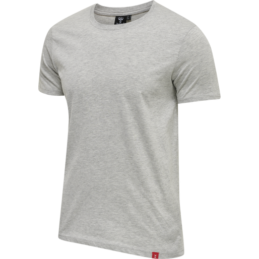 hmlLEGACY 2-PACK T-SHIRT, GREY MELANGE/BLUE NIGHTS hmlLEGACY 2-PACK T-SHIRT, GREY MELANGE/BLUE NIGHTS, packshot