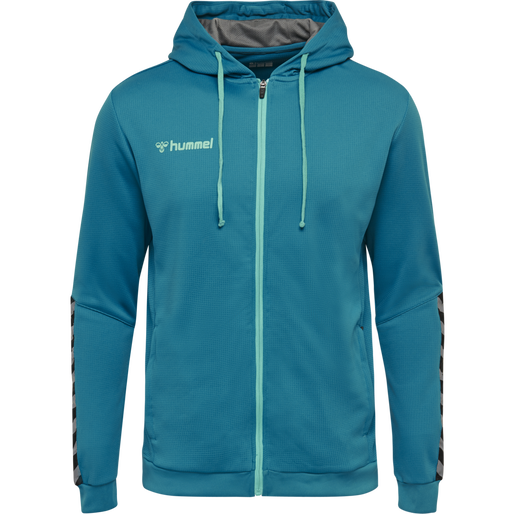 hmlAUTHENTIC POLY ZIP HOODIE, CELESTIAL, packshot