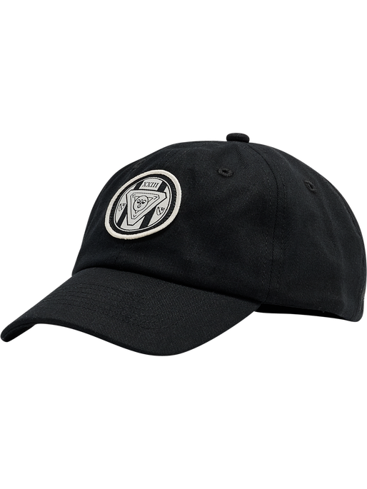 hmlJR BASEBALL BADGE CAP, BLACK, packshot