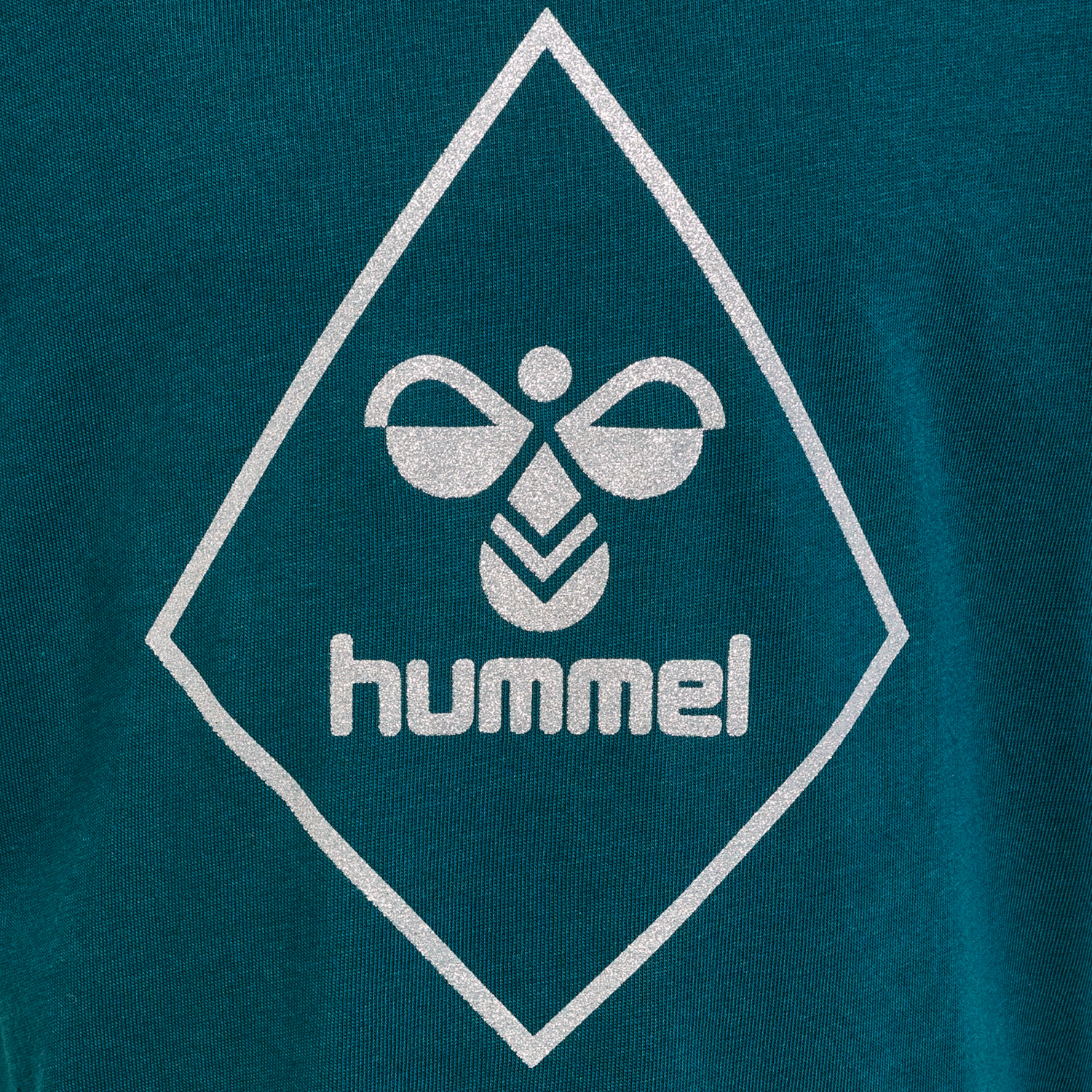 hmlLUNA T-SHIRT S/S, !DEEP TEAL, packshot