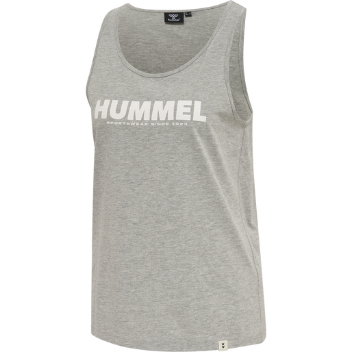 hmlLEGACY WOMAN TANKTOP, GREY MELANGE, packshot