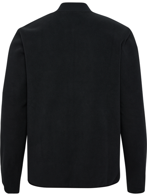 hmlFLEECE ZIP JACKET BEE, BLACK hmlFLEECE ZIP JACKET BEE, BLACK, packshot