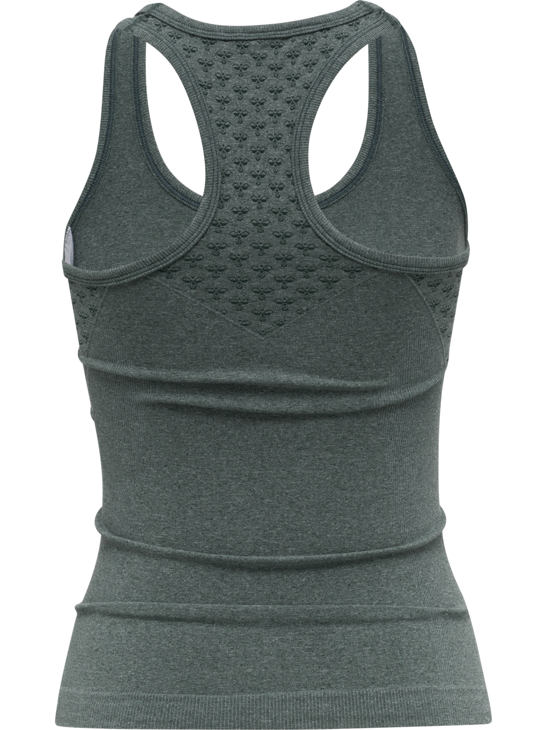 hmlCI SEAMLESS TOP, DARKEST SPRUCE MELANGE, packshot