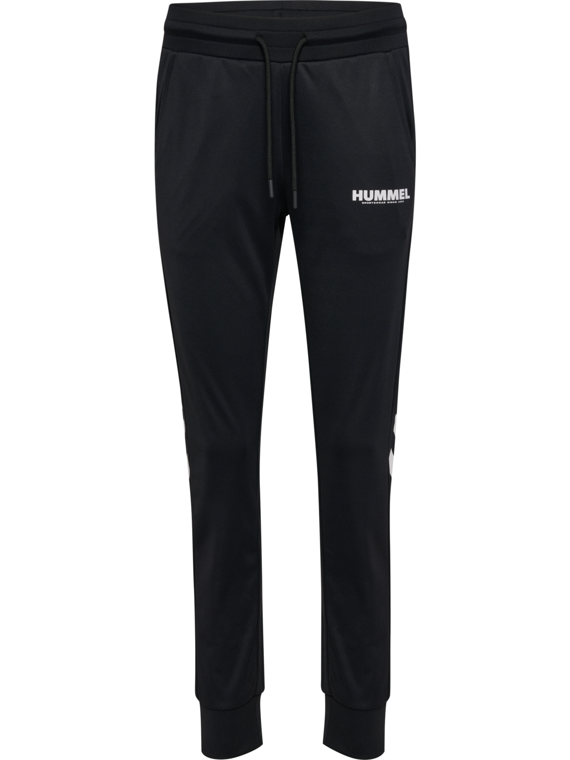 hmlLEGACY EVY REGULAR POLY PANTS, BLACK, packshot