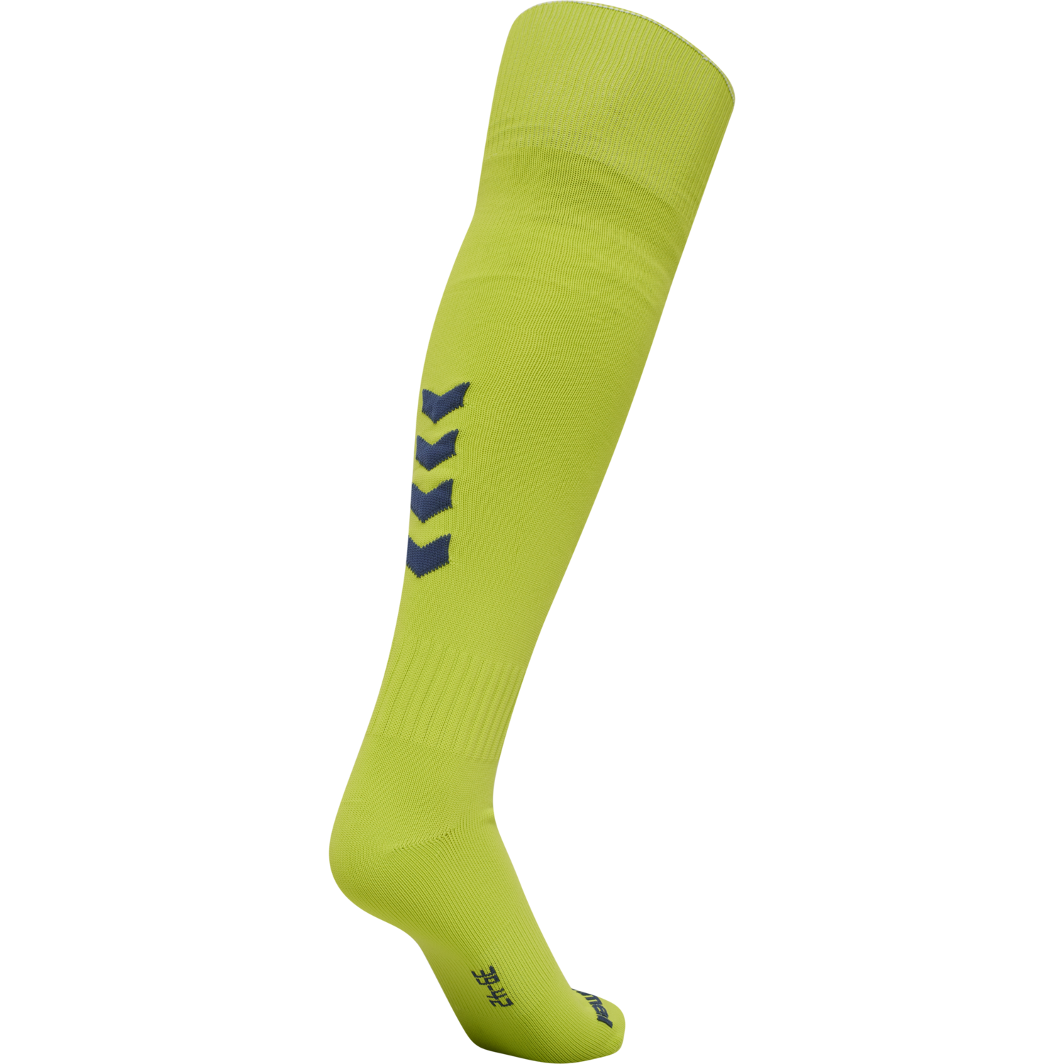 hmlPROMO FOOTBALL SOCK, LIME PUNCH, packshot