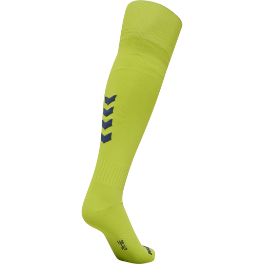 hmlPROMO FOOTBALL SOCK, LIME PUNCH, packshot