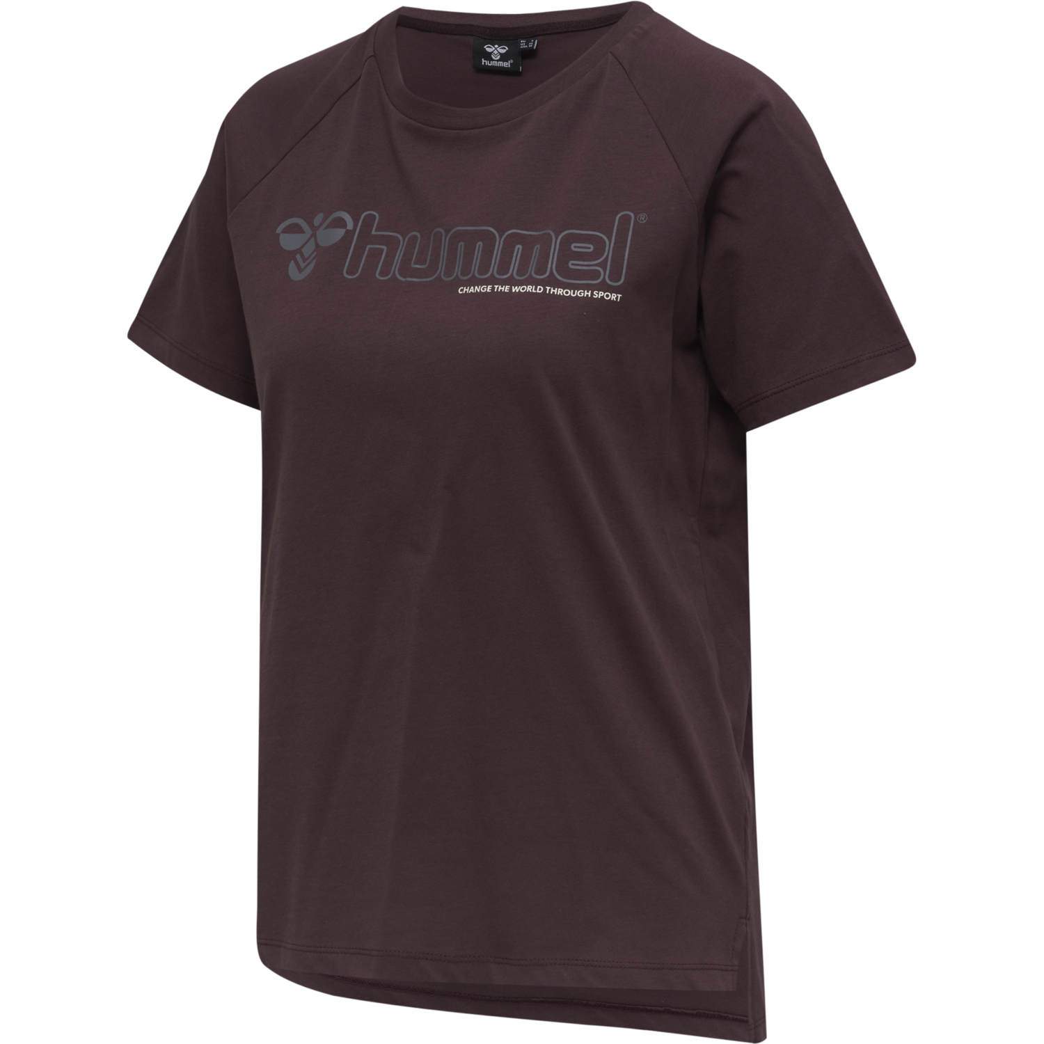 hmlZENIA T-SHIRT S/S, FUDGE, packshot