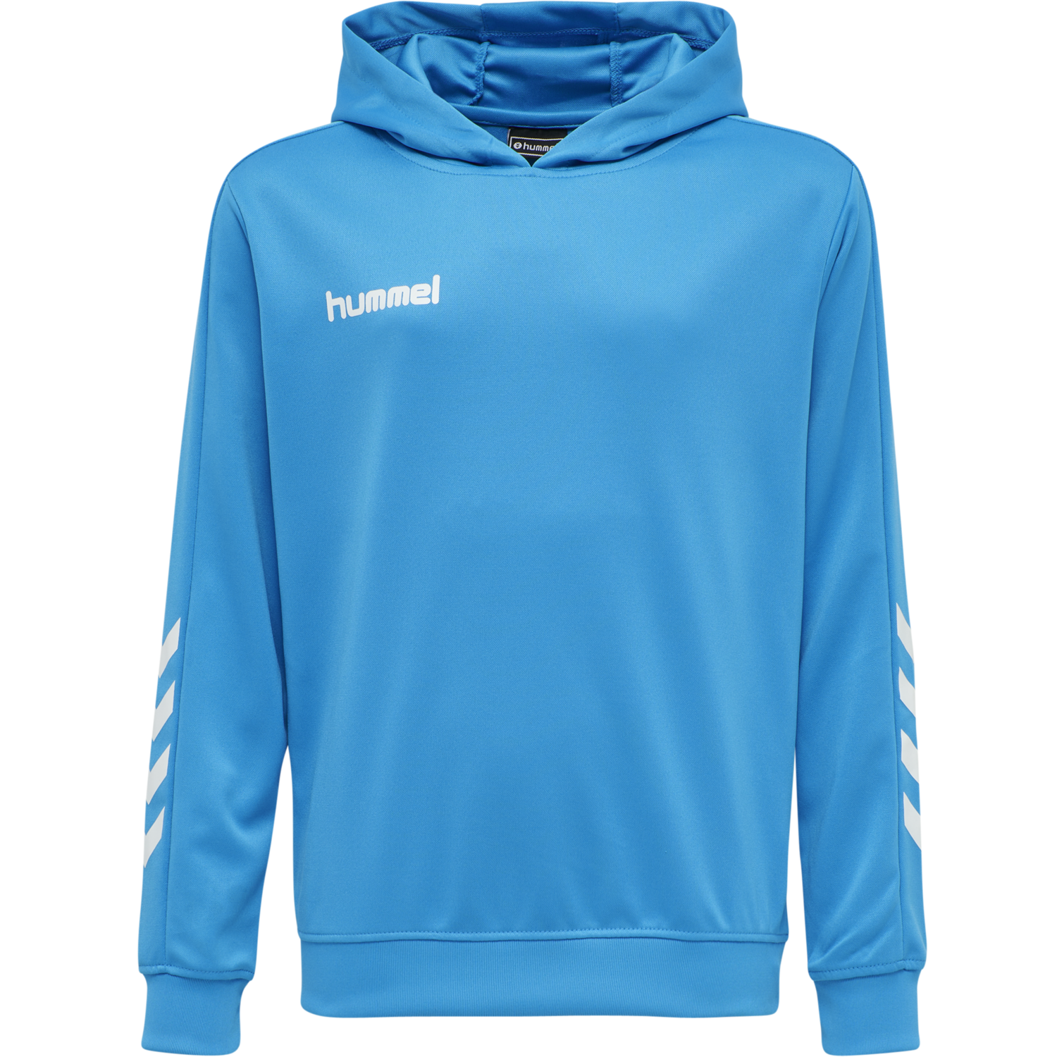 hmlPROMO KIDS POLY HOODIE, DIVA BLUE, packshot
