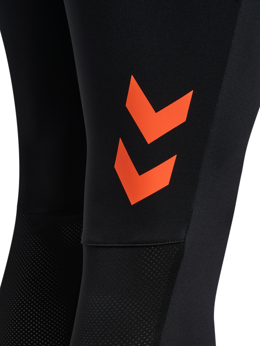 hmlBLAZE PRO TRAINING PANTS, BLACK/ORANGE, packshot