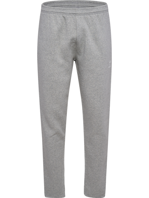 hmlMOVER COTTON PANTS, GREY MELANGE hmlMOVER COTTON PANTS, GREY MELANGE, packshot