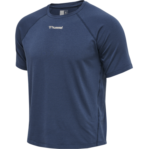 hmlMT LAZE T-SHIRT, INSIGNIA BLUE, packshot