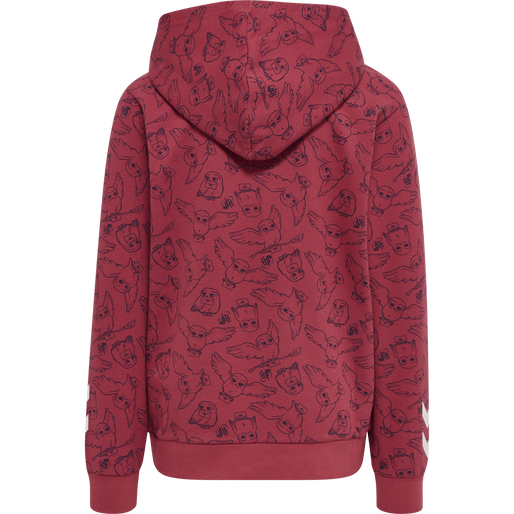 hmlHARRY POTTER AOP HOODIE, EARTH RED, packshot