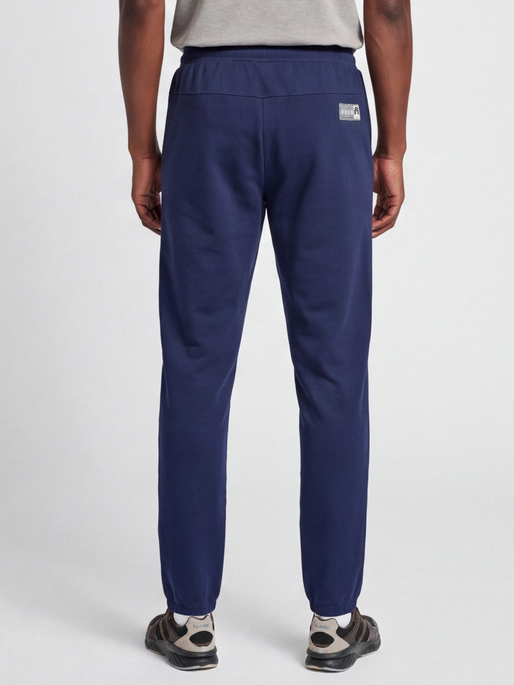 hmlMOVE GRID COTTON PANTS, MARINE, model