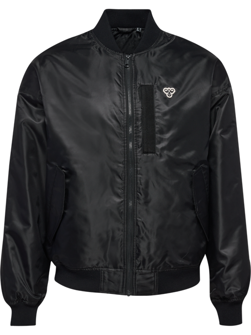 hmlBASEBALL JACKET BEE, BLACK hmlBASEBALL JACKET BEE, BLACK, packshot