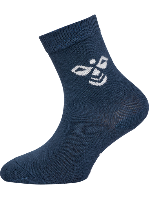 SUTTON 3-PACK SOCK, BLACK/GREY MELANGE/BLUE NIGHTS, packshot