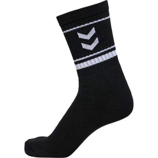 hmlSTRIPE CREW 3-PACK SOCKS, BLACK hmlSTRIPE CREW 3-PACK SOCKS, BLACK, packshot