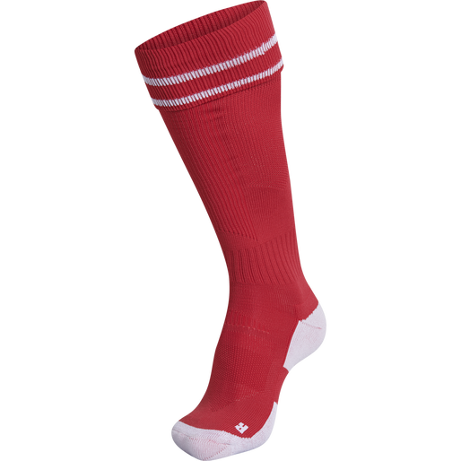 ELEMENT FOOTBALL SOCK , TRUE RED/WHITE, packshot