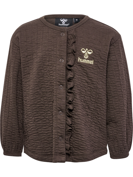 hmlISSA SWEAT JACKET, CHOCOLATE BROWN hmlISSA SWEAT JACKET, CHOCOLATE BROWN, packshot