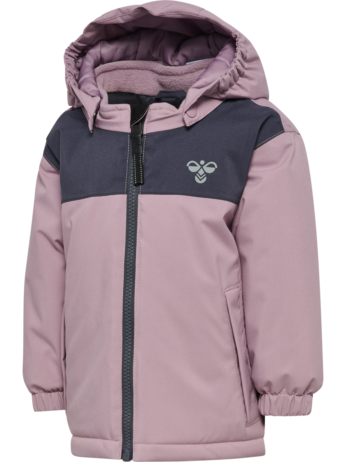 hmlMINI BLOCK JACKET WP, SEA FOG, packshot
