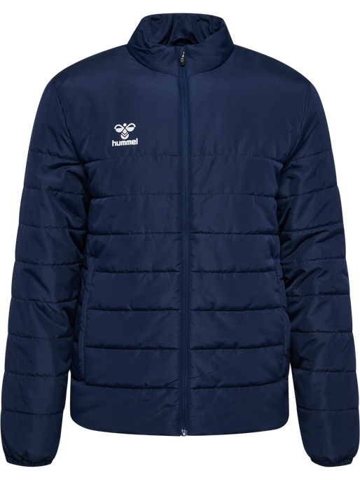 hmlESSENTIAL SHORT BENCH JKT, MARINE, packshot
