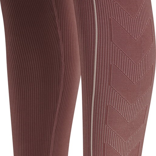 hmlTE CHRISTEL SEAMLESS MW TIGHTS, WITHERED ROSE, packshot