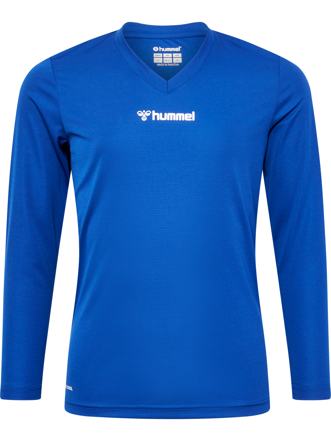 hmlBL ESSENTIAL TEE L/S KIDS, TRUE BLUE, packshot