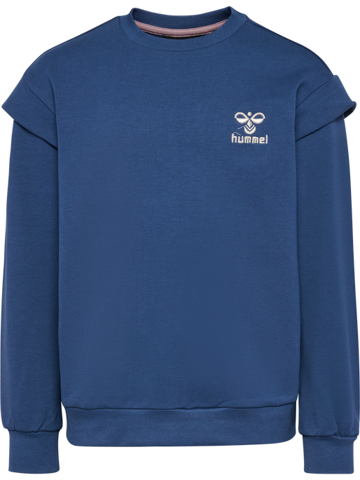 hmlBLESS SWEATSHIRT, DARK DENIM, packshot