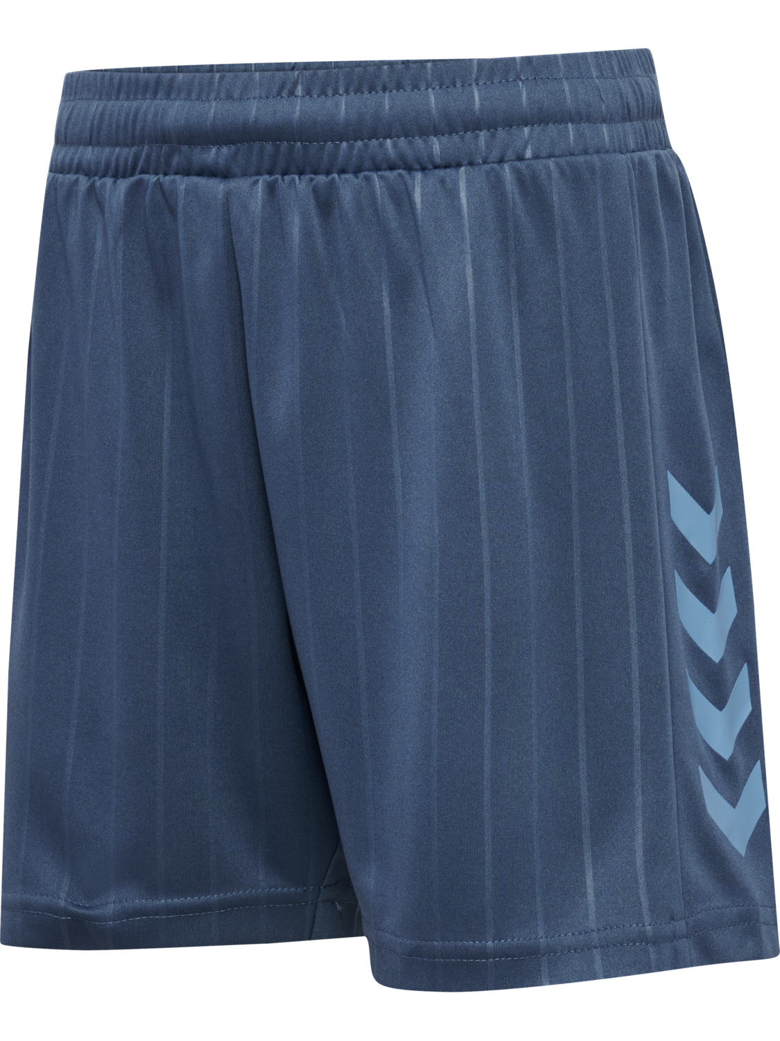 hmlJR GOAL STRIPE SHORTS, BERING SEA, packshot