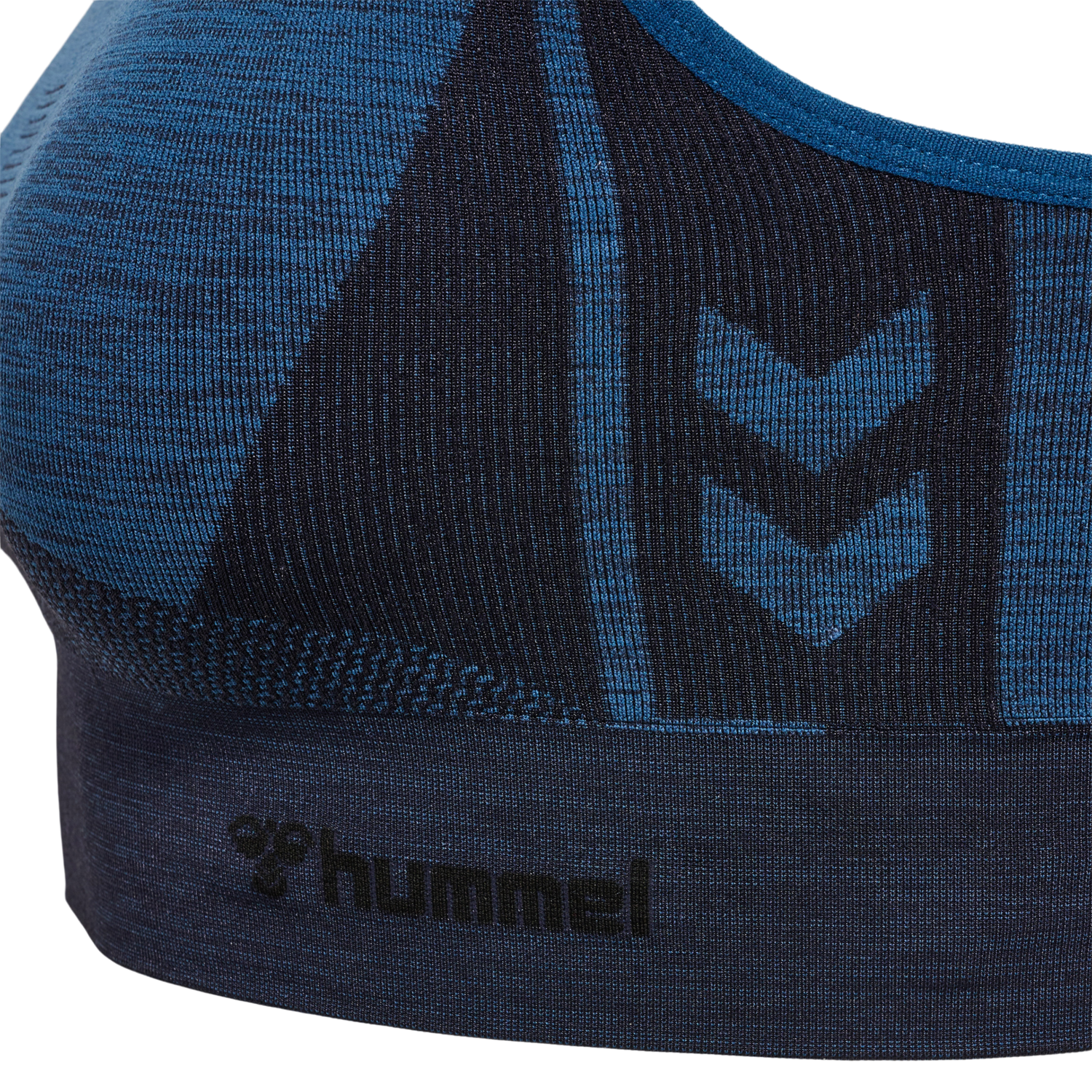 hmlCLEA SEAMLESS  SPORTS TOP, INSIGNIA BLUE MELANGE, packshot