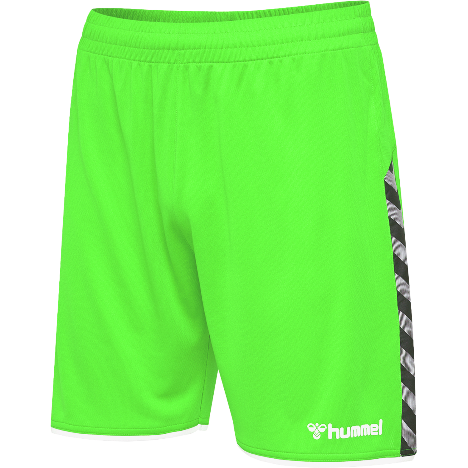 hmlAUTHENTIC KIDS POLY SHORTS, GREEN GECKO, packshot