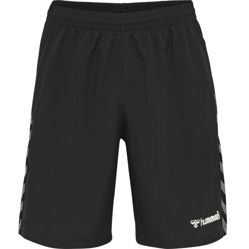 hmlAUTHENTIC TRAINING SHORT, BLACK/WHITE, packshot