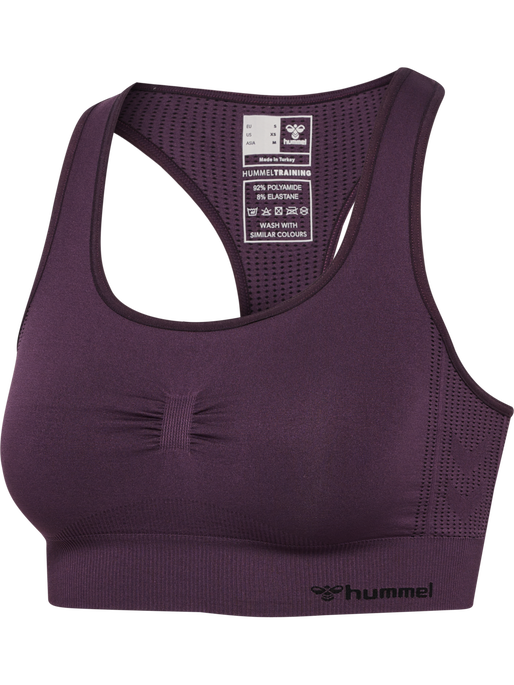 hmlMT SHAPING SEAMLESS SPORTS TOP, PLUM PERFECT, packshot