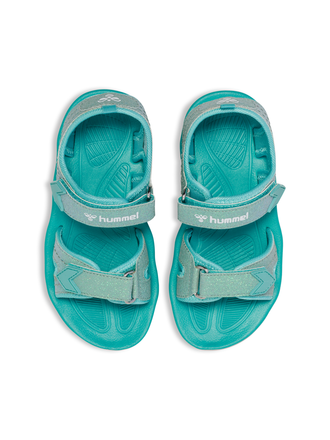 SANDAL SPORT GLITTER JR, BLUE SURF, packshot