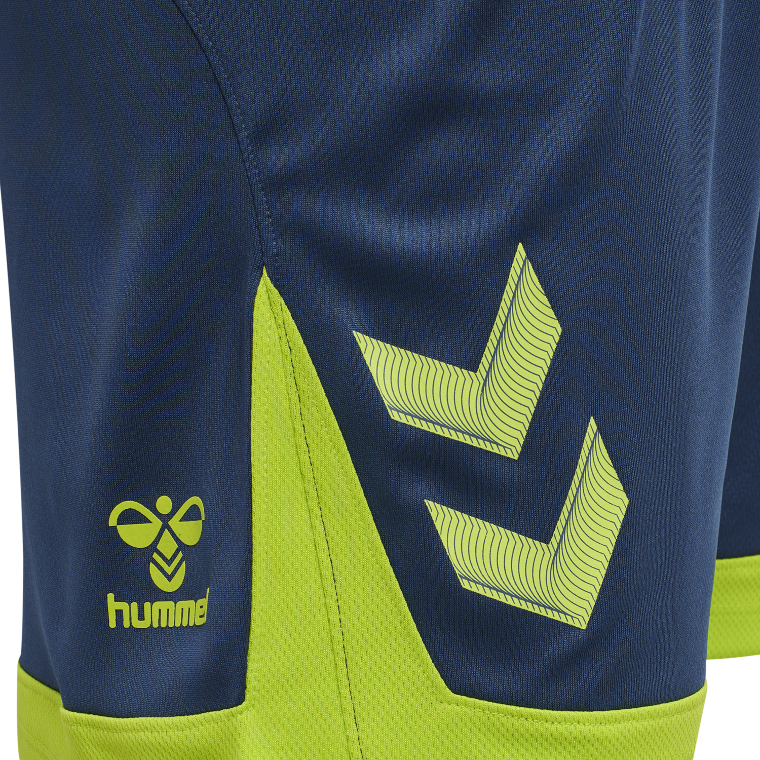 hmlLEAD WOMENS POLY SHORTS, DARK DENIM, packshot