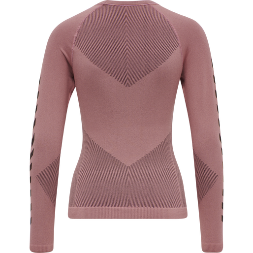 HUMMEL FIRST SEAMLESS JERSEY L/S W, DUSTY ROSE, packshot