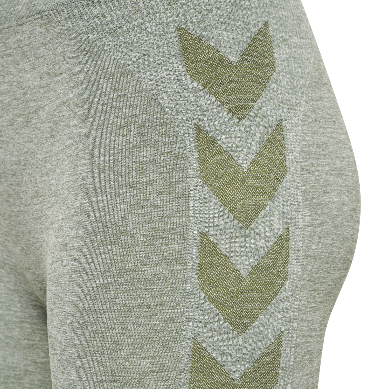 hmlCI SEAMLESS MID WAIST TIGHTS, LILY PAD MELANGE, packshot