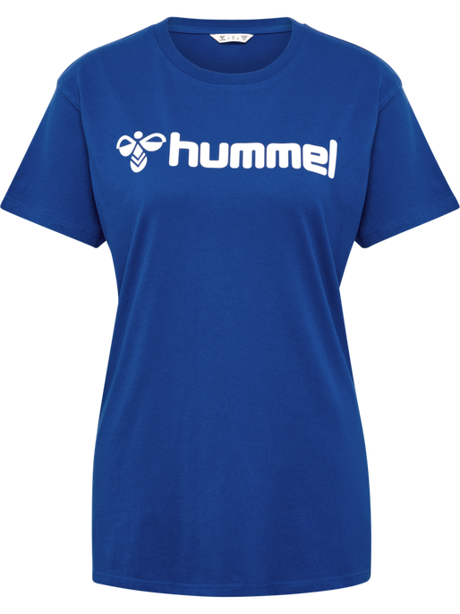 hmlGO 2.0 LOGO T-SHIRT S/S WOMAN, TRUE BLUE, packshot
