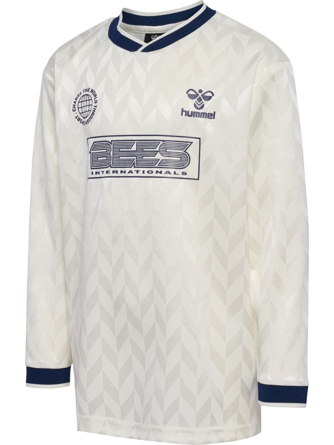 hmlPLEKS T-SHIRT L/S, MARSHMALLOW, packshot